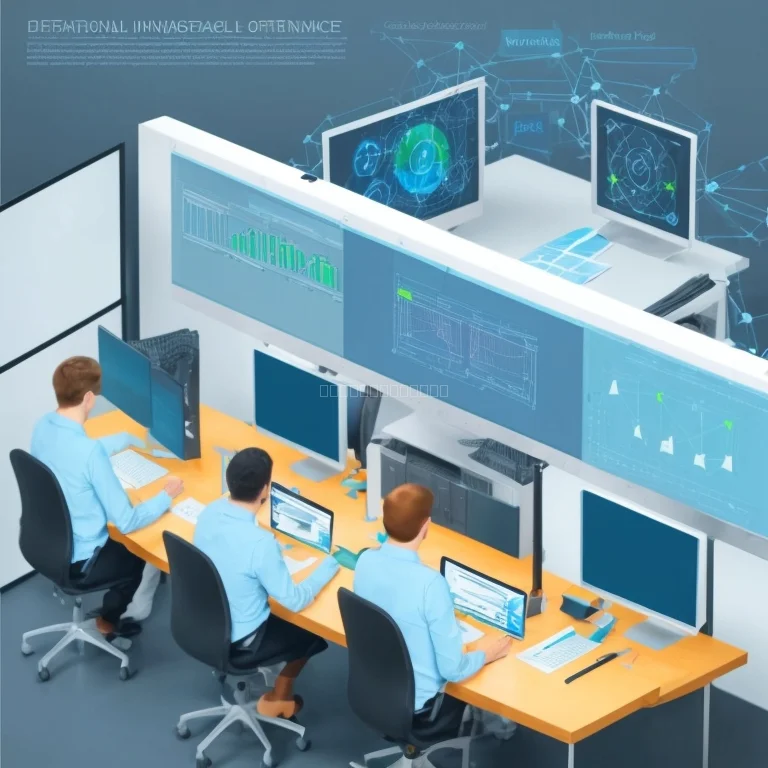 Team collaborating on AI strategy